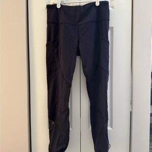 Lululemon Navy Fast and free 25” Athletic Leggings - no tags never worn